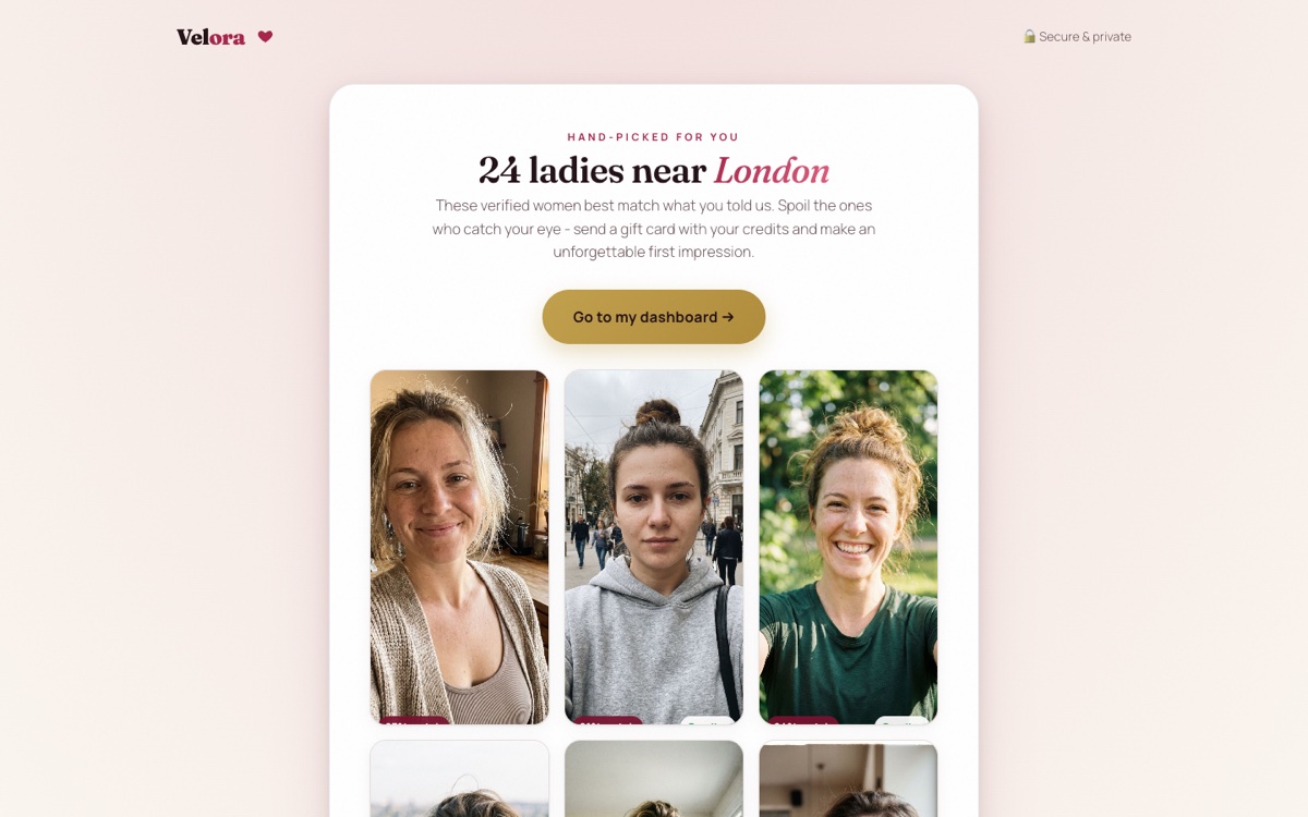 The Hot or Cold game on Velora — two members side by side